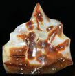 Tall, Polished Carnelian Agate Flame - (Special Price) #50702-1